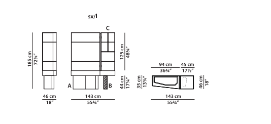 Baxter Amira Wine Cabinet
