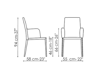 Bonaldo Eral Dining Chair