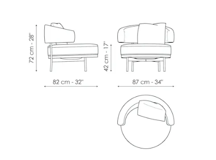 Bonaldo Neuilly Leisure Chair