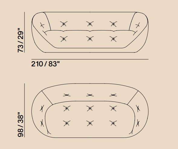 Alberta Nuvola Sofa