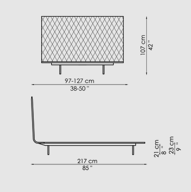 Bonaldo Thin Single Bed