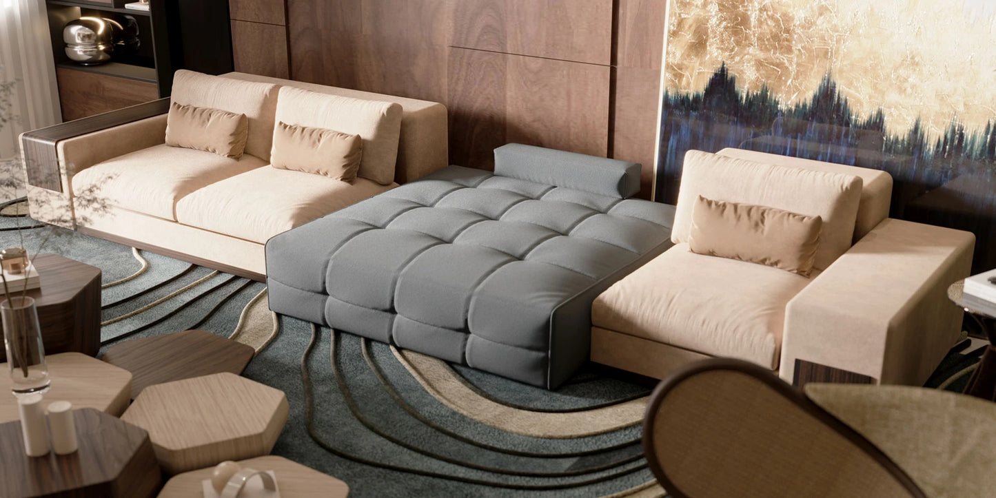 Alma De Luce Mies Modular Lt 03 Sofa