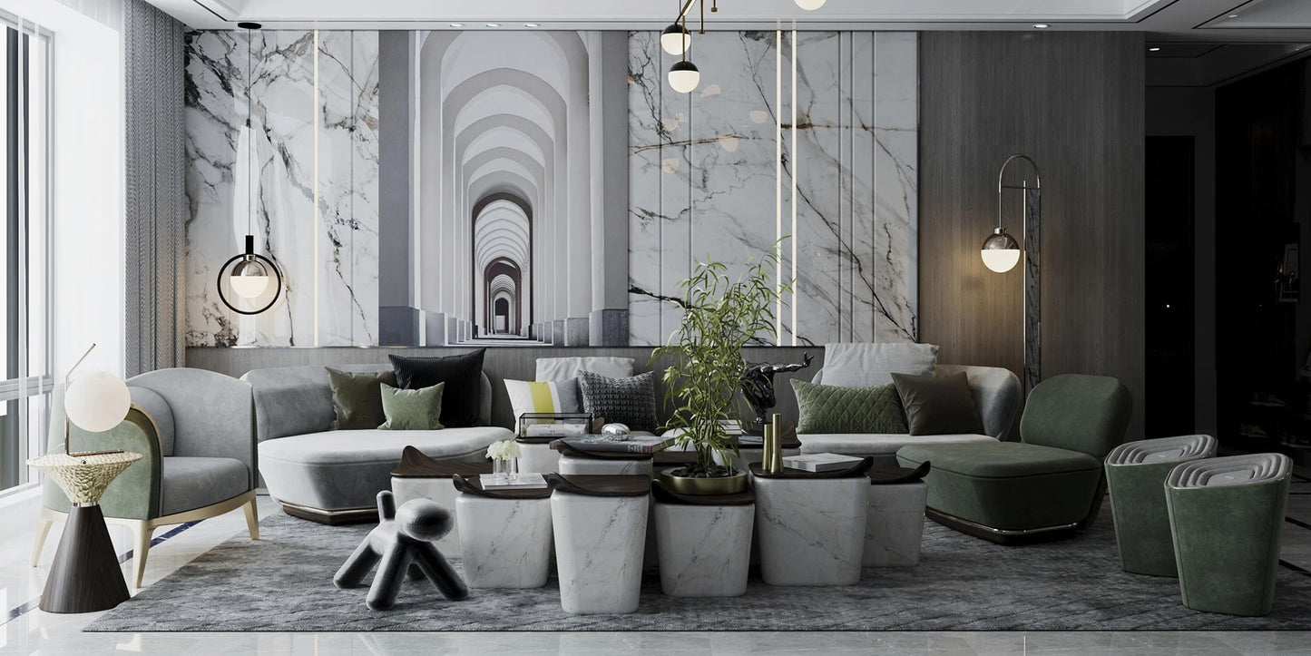 Alma De Luce Al-Hijr Modular Lt 03 Sofa