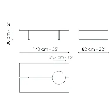 Bonaldo Moon Coffee Table