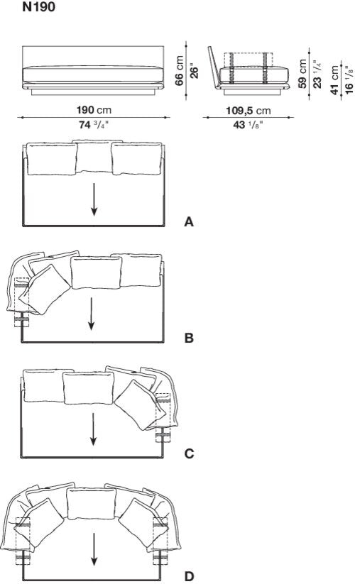 B&B Noonu Sofa