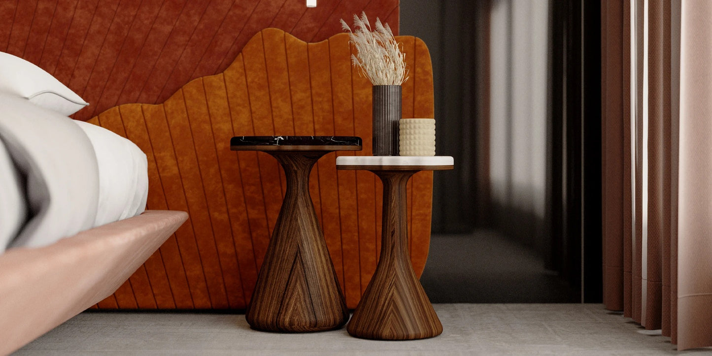 Alma De Luce Ginkgo Side Table
