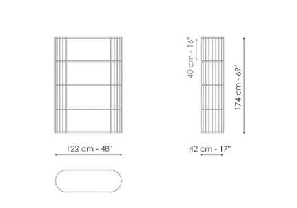 Bonaldo Arpa Bookshelf