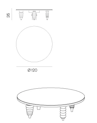 Bd Barcelona Multileg Coffee Table