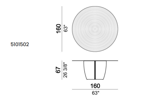 Arketipo Gambler Dining Table