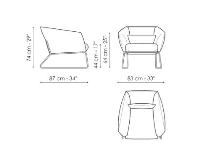 Bonaldo Nikos Leisure Chair