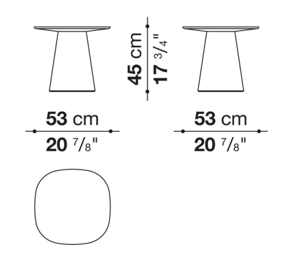 B&B Allure O' Dot Coffee Table