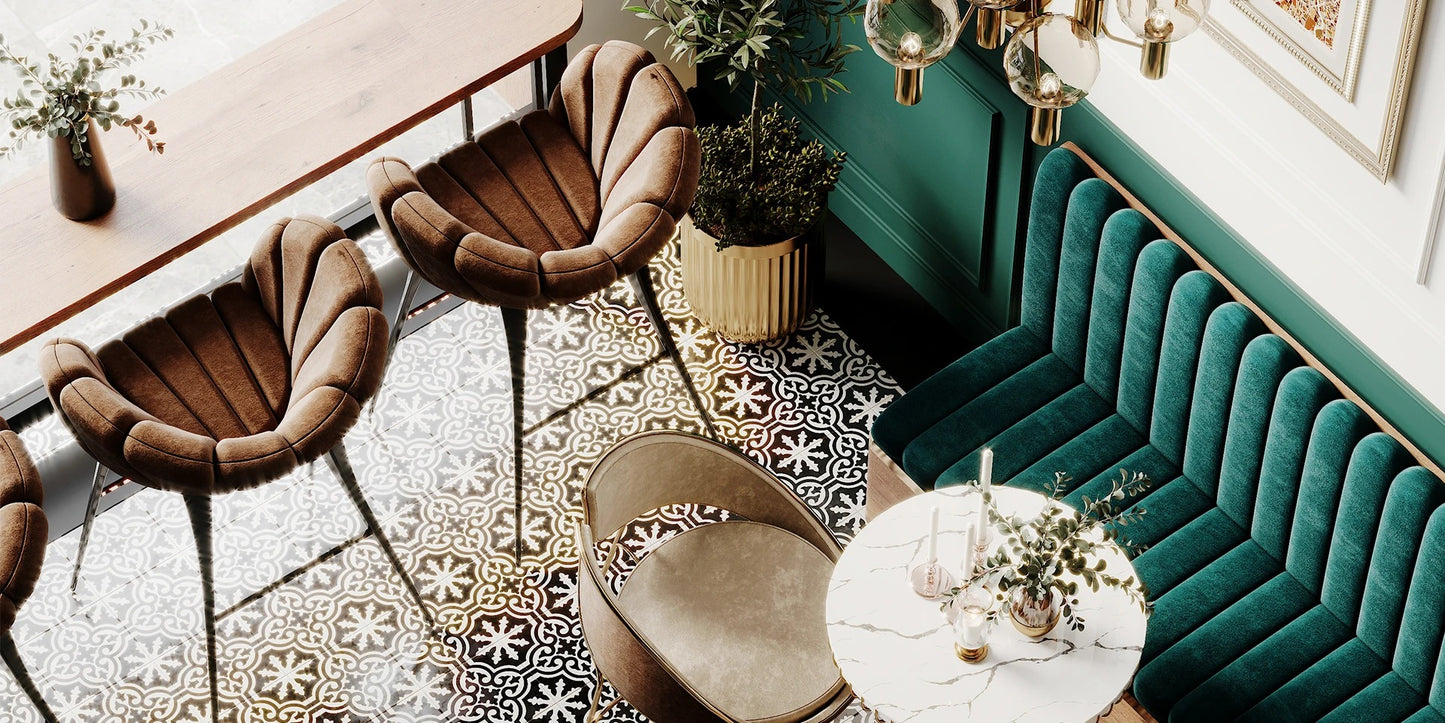 Alma De Luce Amasunzu Bar Chair