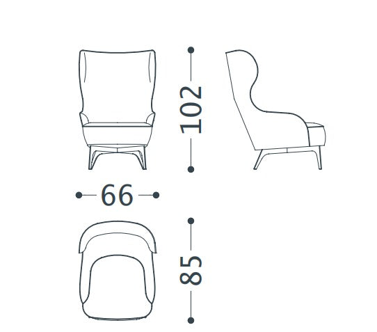 Alberta Melania Leisure Chair