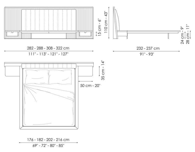Bonaldo Nelson Bed