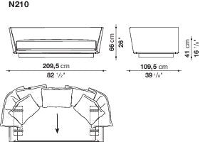 B&B Noonu Sofa