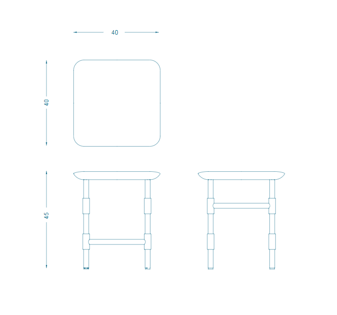 Bruno Moinard Editions Bilbao Side Table