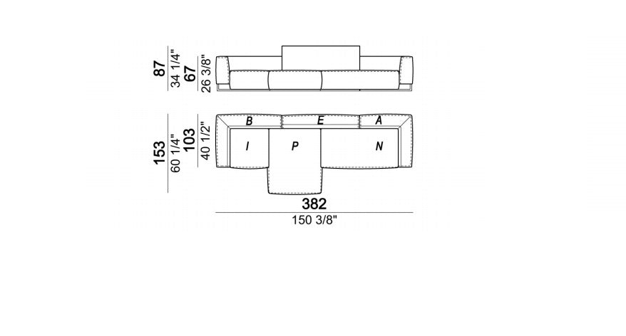 Arketipo Morrison Sofa