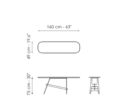 Bonaldo Slot Console Table