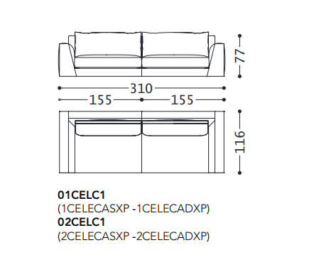 Alberta Celine Sofa