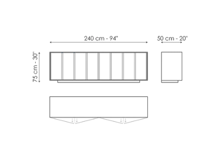 Bonaldo Backdrop Sideboard