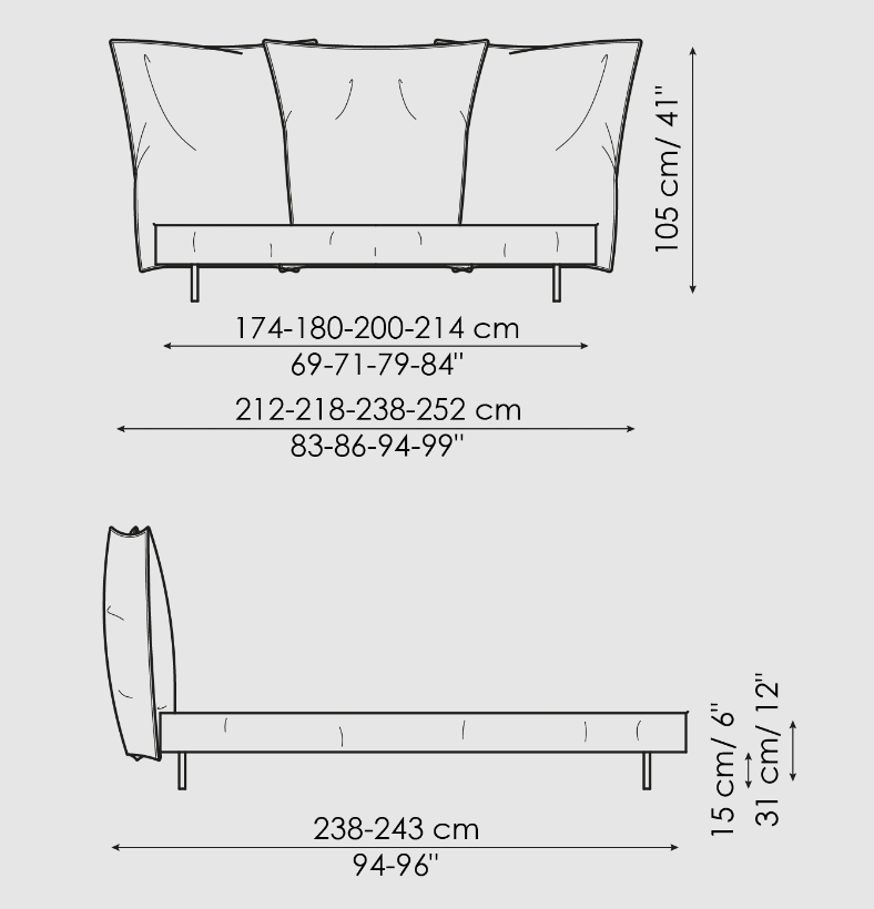 Bonaldo Madame C. Bed