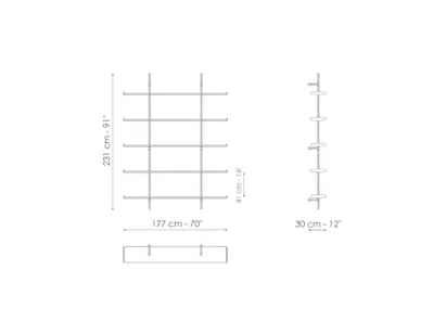 Bonaldo Foil Bookshelf