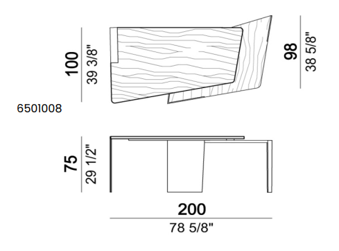 Arketipo Wall Street Writing Table