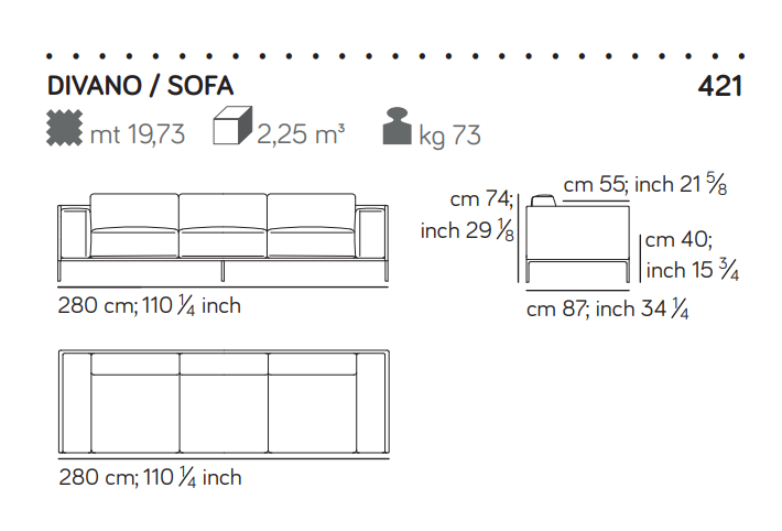 Amura Giorgio Sofa