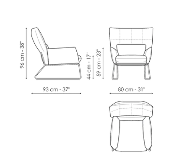 Bonaldo Nikos Leisure Chair