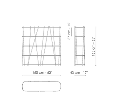 Bonaldo Twigs Bookshelf