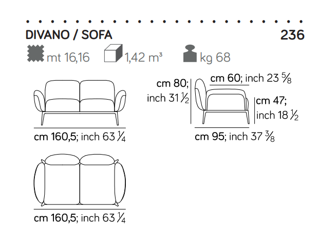 Amura Brooklyn Sofa
