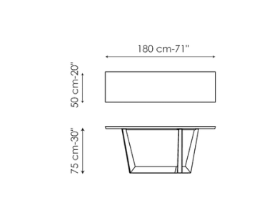 Bonaldo Art Console Table