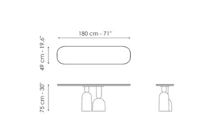 Bonaldo Cop Console Table