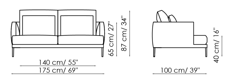 Bonaldo Paraiso Sofa