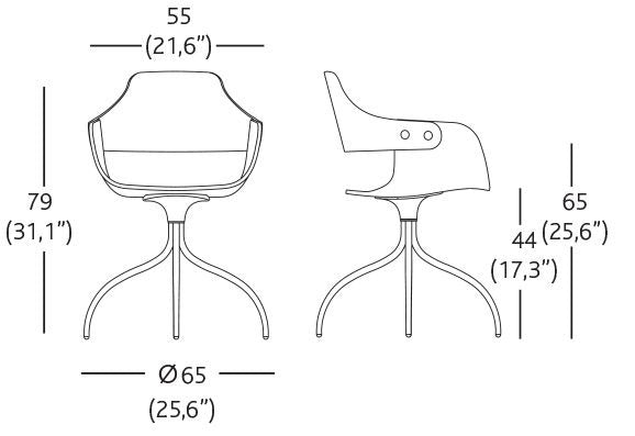 Bd Barcelona Showtime Dining Chair