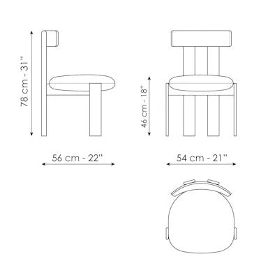Bonaldo Pi Dining Chair