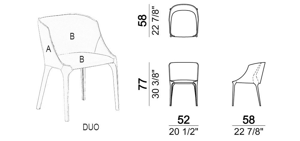 Arketipo Goldie Dining Chair