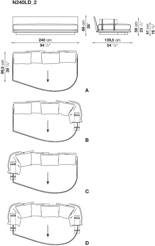 B&B Noonu Sofa
