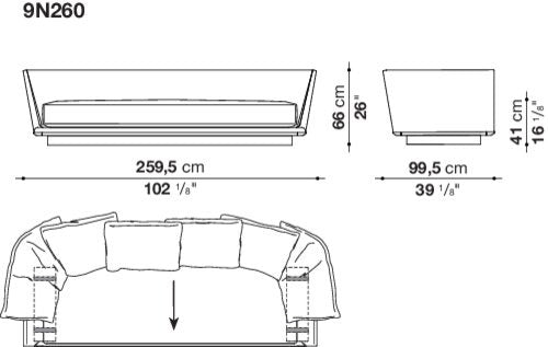 B&B Noonu Sofa
