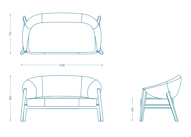 Bruno Moinard Editions Apora Sofa