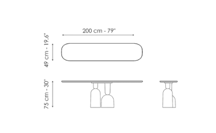 Bonaldo Cop Console Table