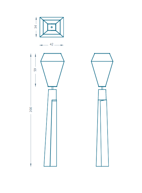 Bruno Moinard Editions Etretat Lamp