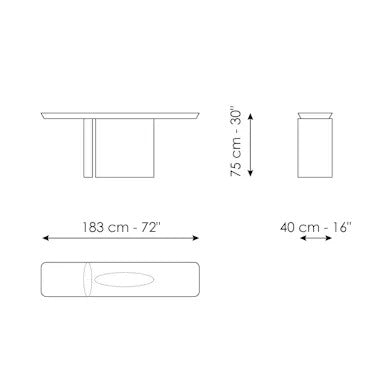 Bonaldo One Console Table