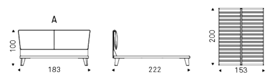 Cattelan Adam Bed
