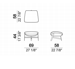 Arketipo Jupiter Lite Armchair
