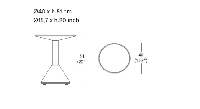 Bd Barcelona B Side Table