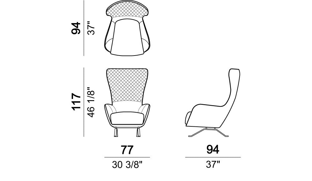 Arketipo Sin Seaty Armchair