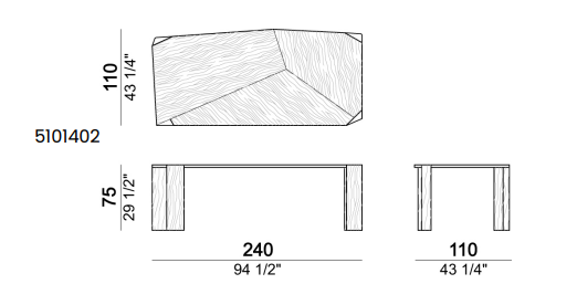 Arketipo The Legend Dining Table