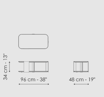 Bonaldo Paddle Coffee Table