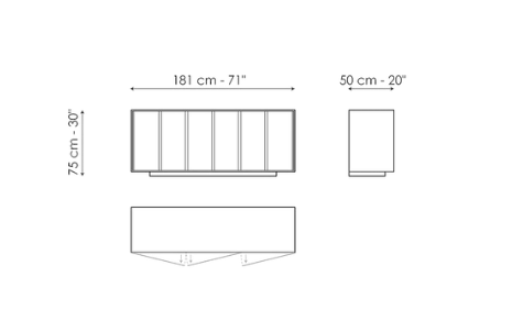 Bonaldo Backdrop Sideboard